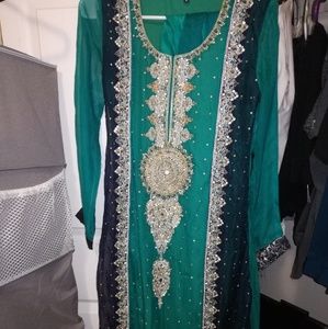 Pakistani/Desi/Indian Wedding, Party 3 Piece Dress